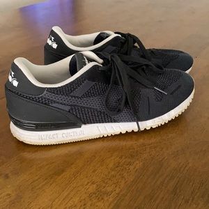 Black athletic shoes